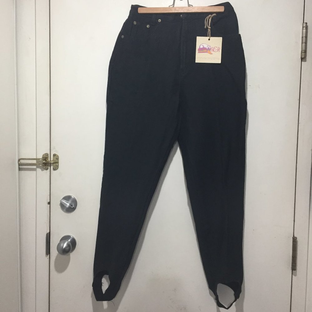 VINTAGE R & R HIGH RISE DENIM JEANS SIZE 14 - Picture 2 of 4